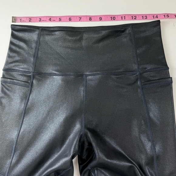 Athleta Inclination Moto Tight Leggings Womens Medium Black High Rise - Picture 9 of 12